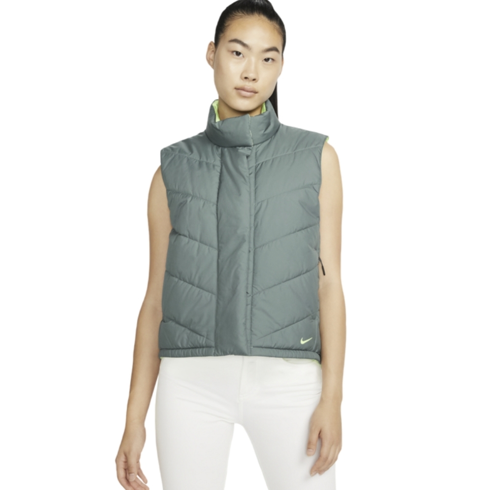 Nike Therma Fit Repel Reversible Hasta Lime Glow Vest